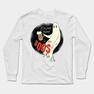 Drinking Ghost Long Sleeve T-Shirt